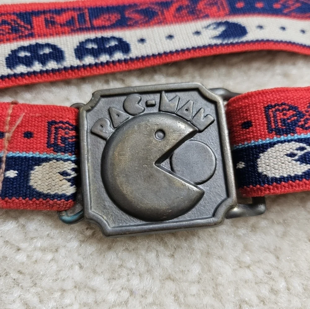 Pac Man Kids Vintage 1980 Bally Belt